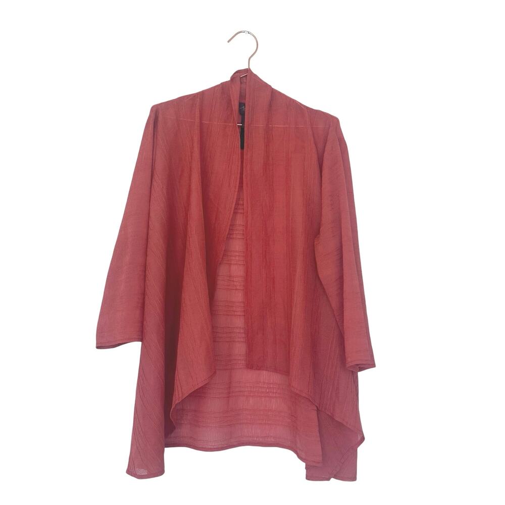 Travelers collection by Chico’s lightweight 3/4 sleeve kimono